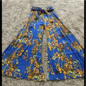 FREE PEOPLE ALOHA EXTREME FLARE WIDE LEG PANTS